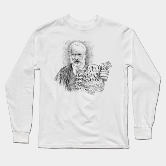 Victor Hugo Long Sleeve T-Shirt by evrentural